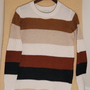 Small Staccato Striped Knit Sweater